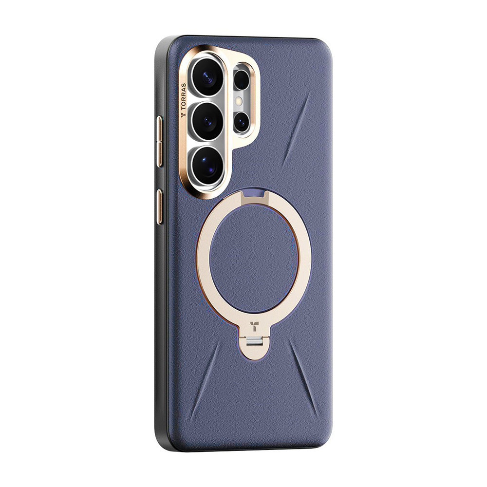 Funda MagSafe para Samsung Galaxy S26 Ultra S948, Torras, QPRO Leather, Morado
