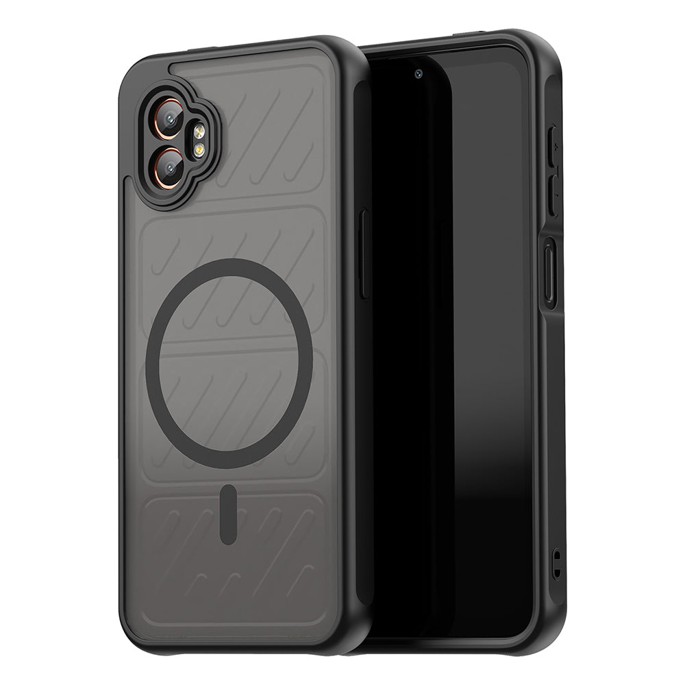 Funda MagSafe para Samsung Galaxy XCover7 Pro, Techsuit, HaloFrost II, Negra