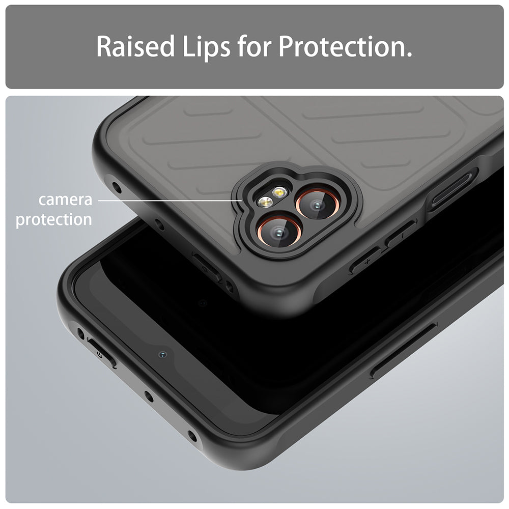 Funda MagSafe para Samsung Galaxy XCover7 Pro, Techsuit, HaloFrost II, Negra