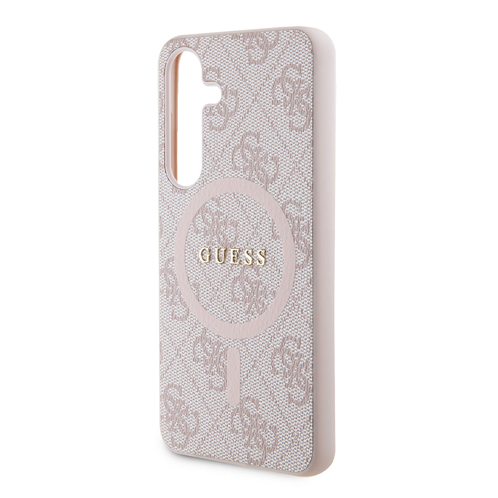 Funda MagSafe para Samsung Galaxy Z Flip7 F766, Guess, Colección 4G, Rosa
