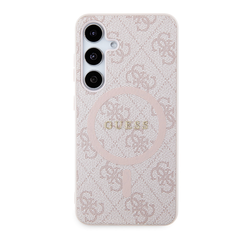Funda MagSafe para Samsung Galaxy Z Flip7 F766, Guess, Colección 4G, Rosa