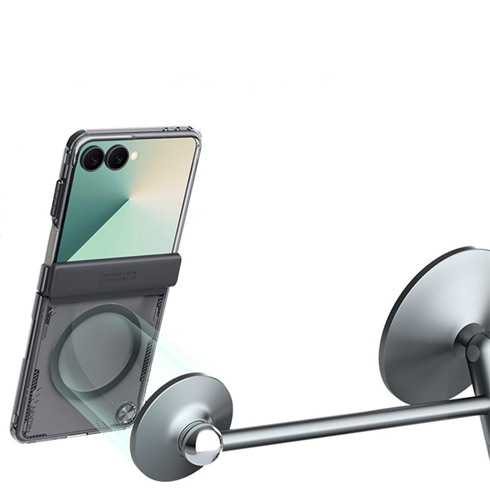 Funda MagSafe para Samsung Galaxy Z Flip7 F766, Nillkin, Iceblade, Marrón