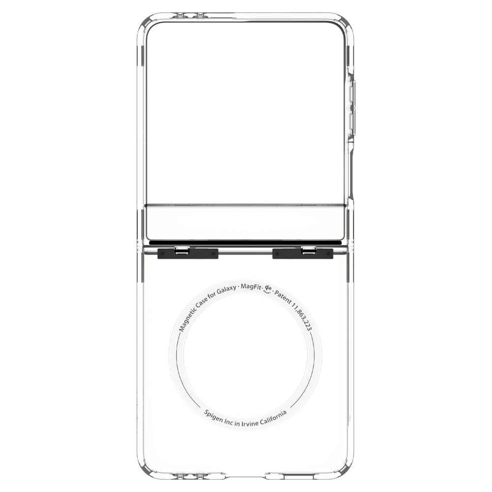 Funda MagSafe para Samsung Galaxy Z Flip7 F766, Spigen, Ultra Hybrid Pro, Transparente ACS09559