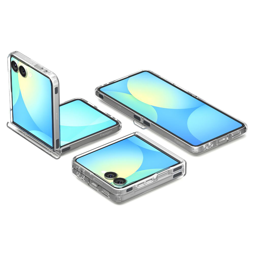 Funda MagSafe para Samsung Galaxy Z Flip7 F766, Spigen, Ultra Hybrid Pro, Transparente ACS09559
