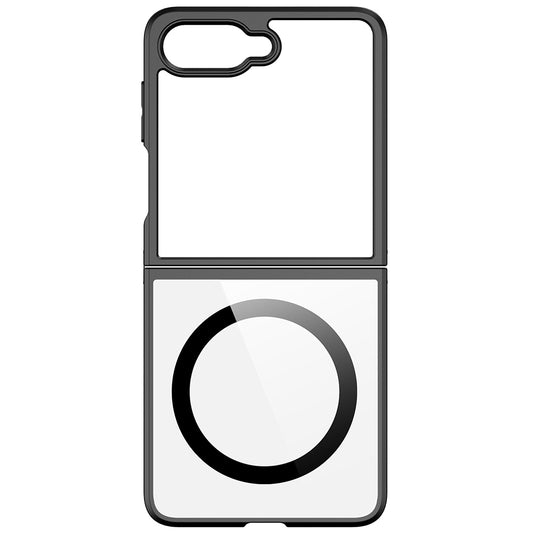 Funda MagSafe para Samsung Galaxy Z Flip8 F776, DUX DUCIS, Aimo, Negra