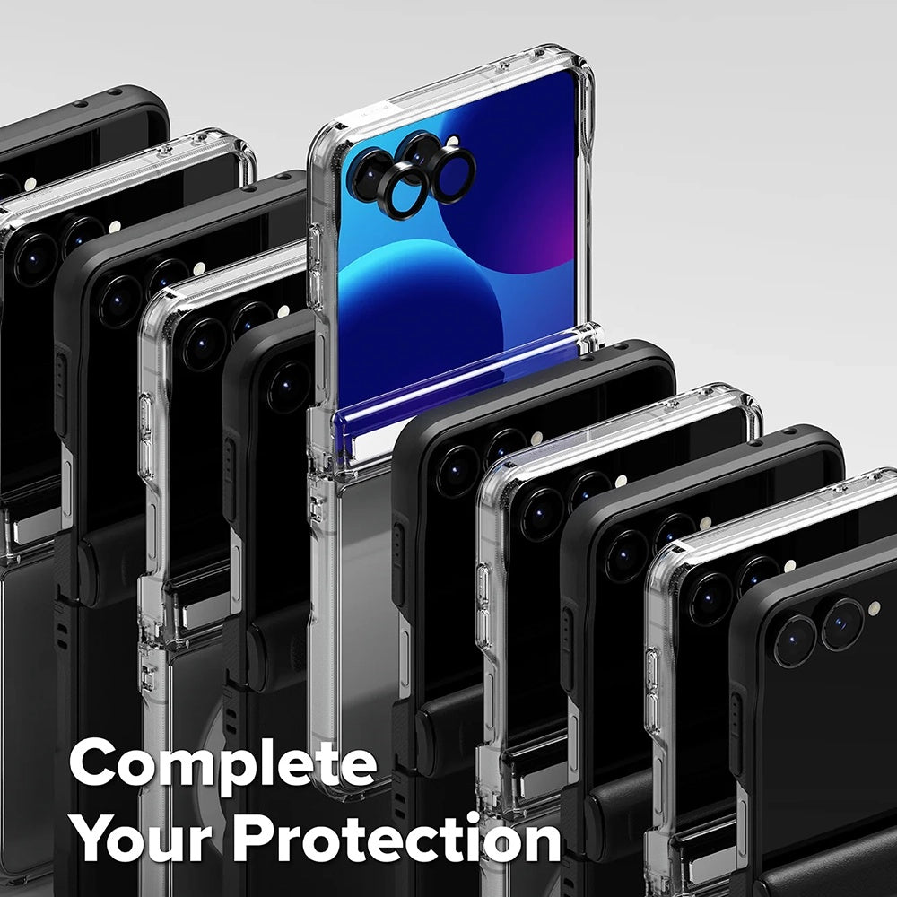 Funda MagSafe para Samsung Galaxy Z Flip8 F776, Ringke, Onyx Flap, Negra