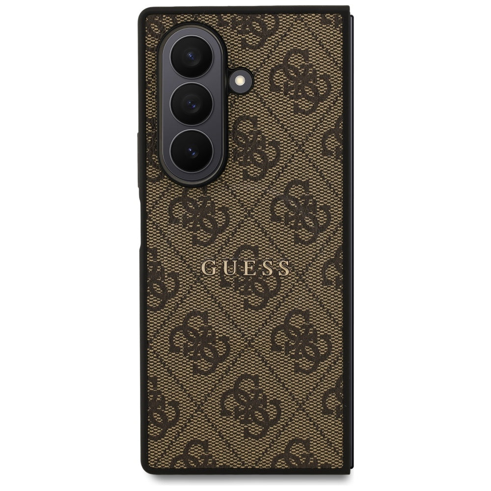 Funda MagSafe para Samsung Galaxy Z Fold7 F966, Guess, 4G Classic, Marrón