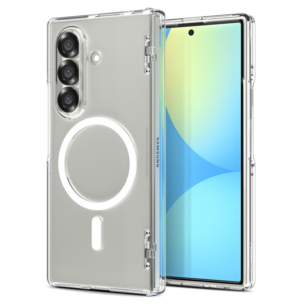 Funda MagSafe para Samsung Galaxy Z Fold7 F966, Spigen, Ultra Hybrid Pro, Transparente ACS09546