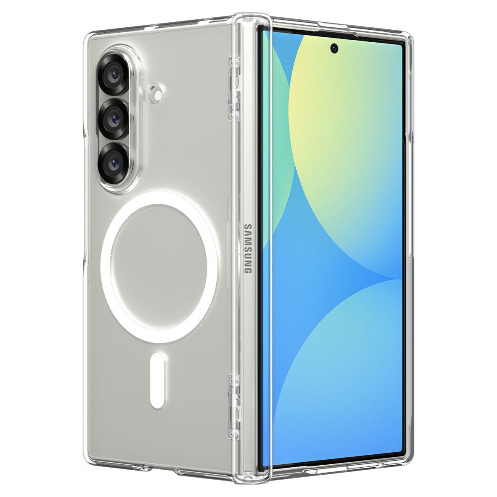 Funda MagSafe para Samsung Galaxy Z Fold7 F966, Spigen, Ultra Hybrid Pro, Transparente ACS09546