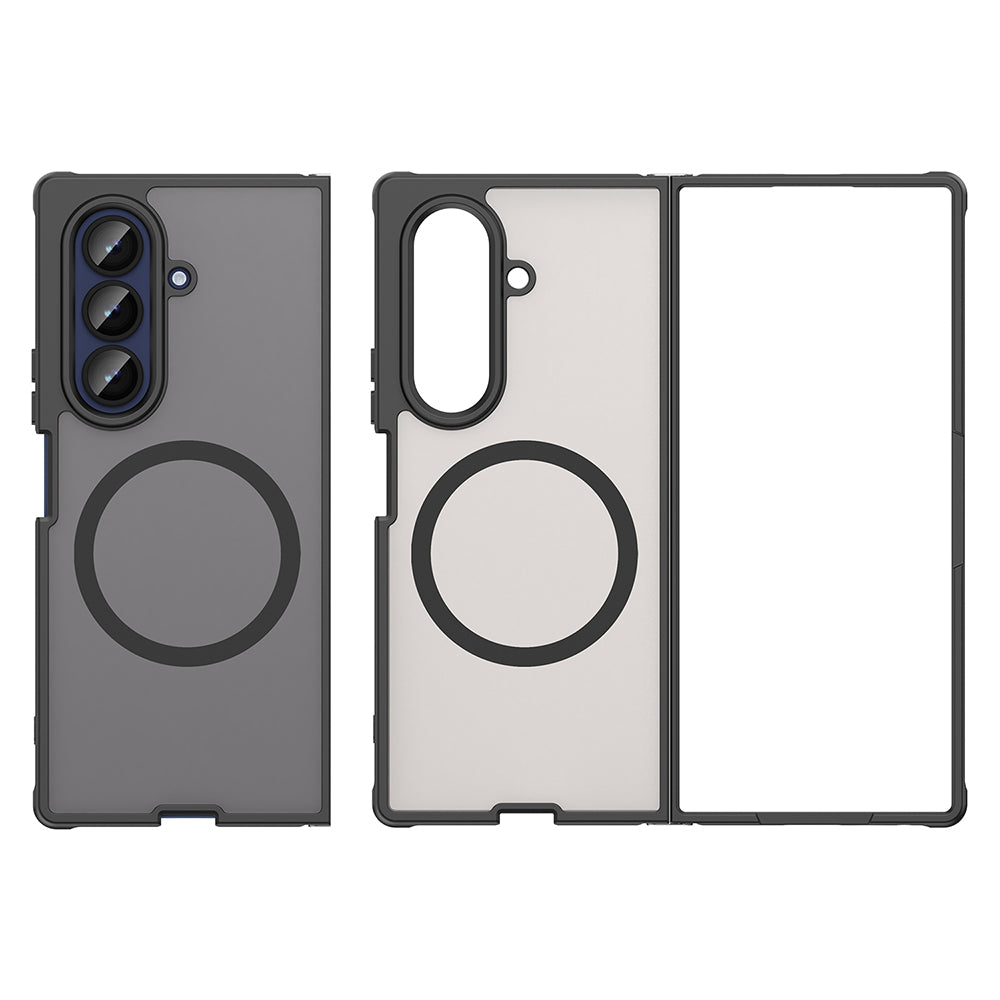 Funda MagSafe para Samsung Galaxy Z Fold7 F966, Techsuit, HaloFrost II, Negra