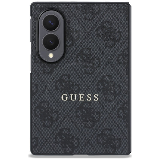 Funda MagSafe para Samsung Galaxy Z Fold8 F971, Guess, 4G Leather Classic, Negra