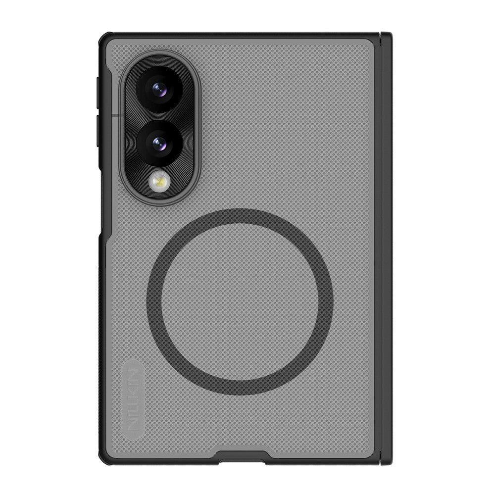 Funda MagSafe para Samsung Galaxy Z Fold8 F971, Nillkin, Super Frosted Shield, Negra Transparente