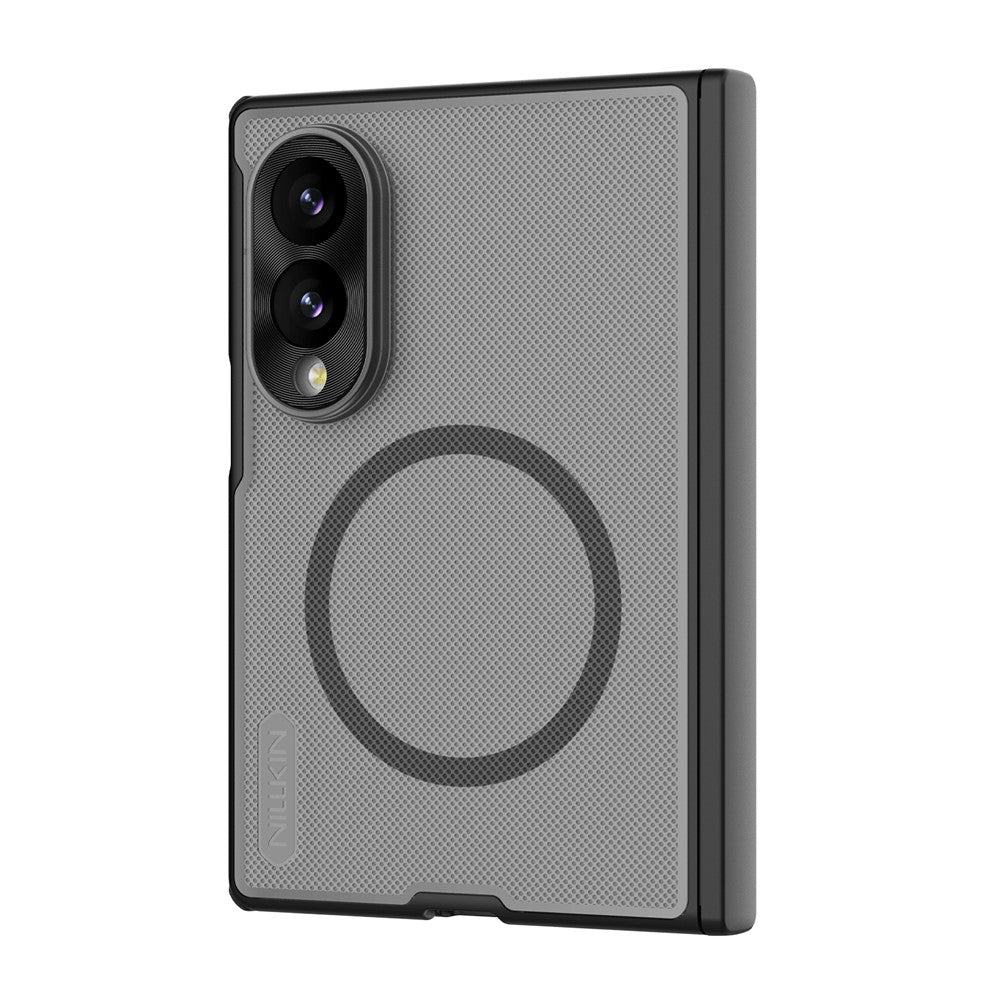 Funda MagSafe para Samsung Galaxy Z Fold8 F971, Nillkin, Super Frosted Shield, Negra Transparente