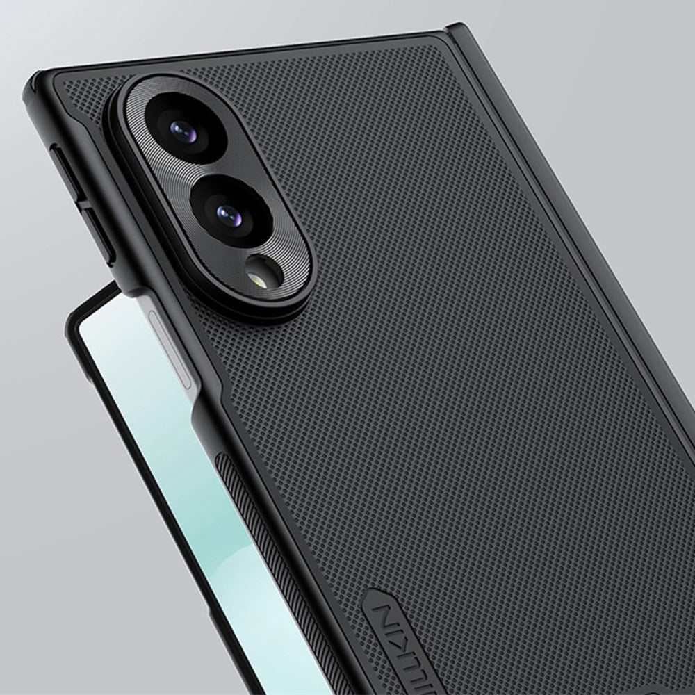 Funda MagSafe para Samsung Galaxy Z Fold8 F971, Nillkin, Super Frosted Shield, Negra Transparente