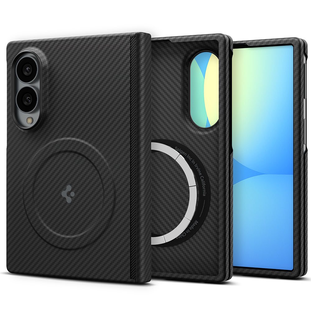 Funda MagSafe para Samsung Galaxy Z Fold8 F971, Spigen, Air Skin, Negra ACS11953
