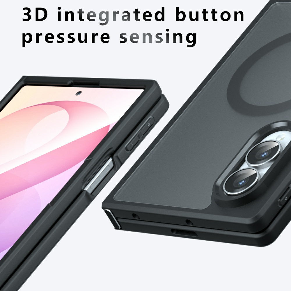 Funda MagSafe para Samsung Galaxy Z Fold8 F971, Techsuit, PureFrost, Negra Satinada