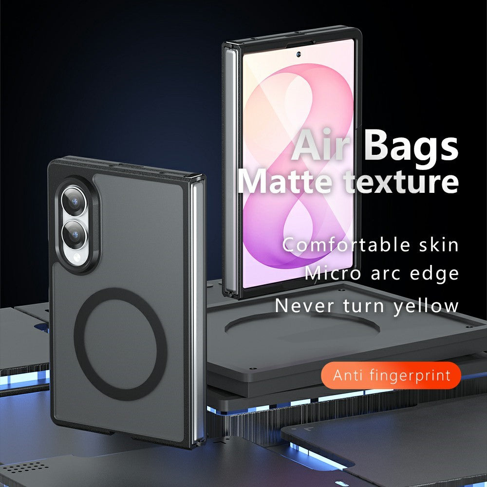 Funda MagSafe para Samsung Galaxy Z Fold8 F971, Techsuit, PureFrost, Negra Satinada