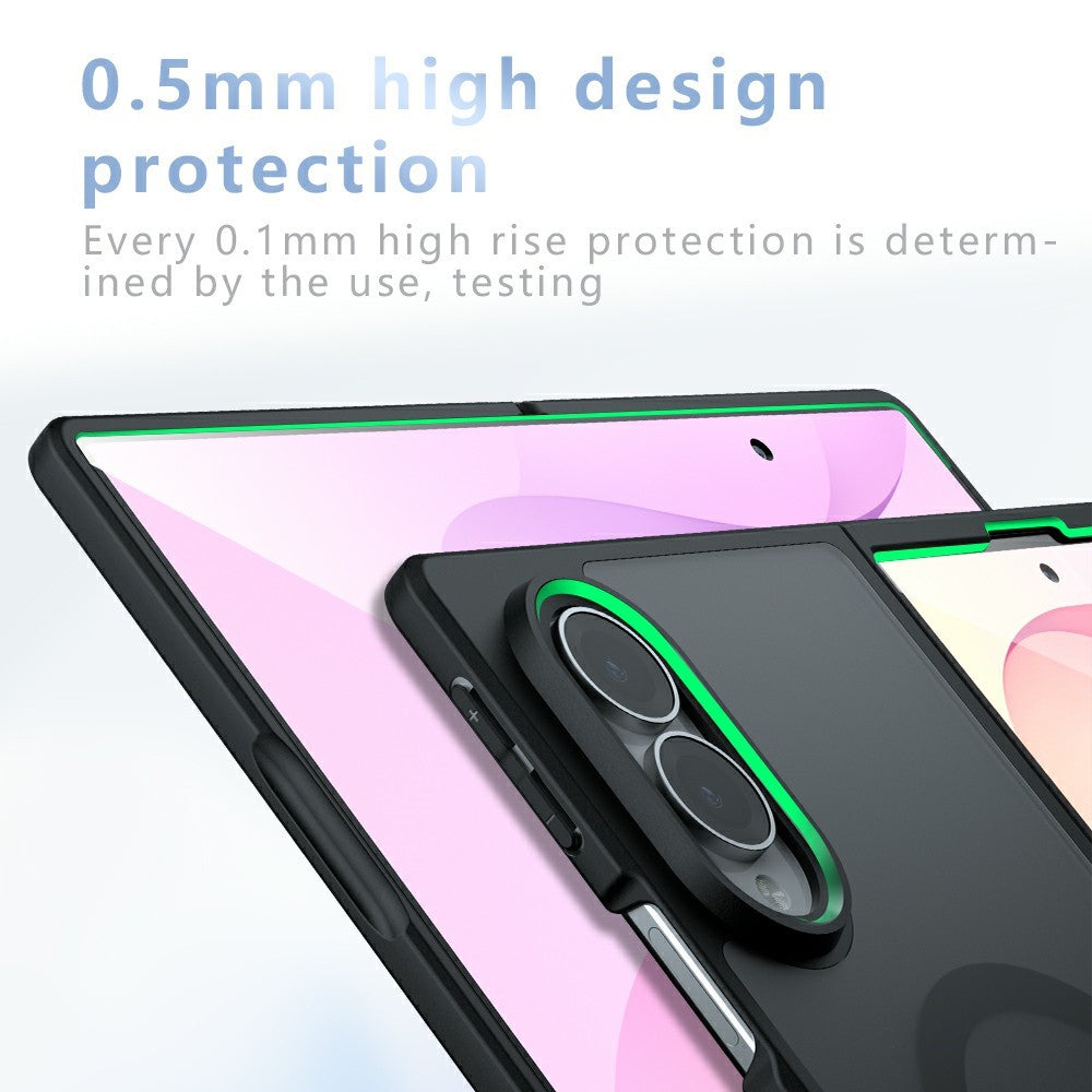 Funda MagSafe para Samsung Galaxy Z Fold8 F971, Techsuit, PureFrost, Negra Satinada