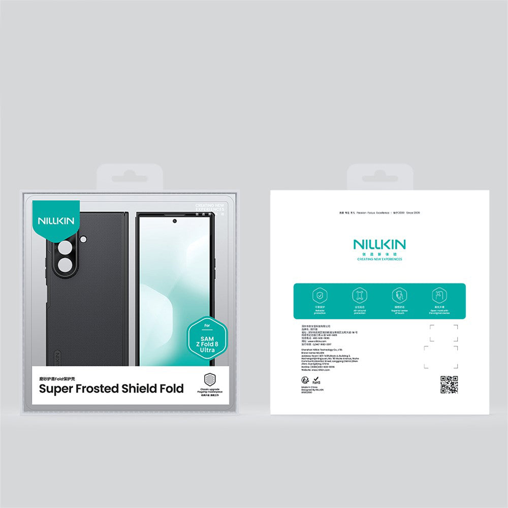 Funda MagSafe para Samsung Galaxy Z Fold8 Ultra F976, Nillkin, Super Frosted Shield, Negra