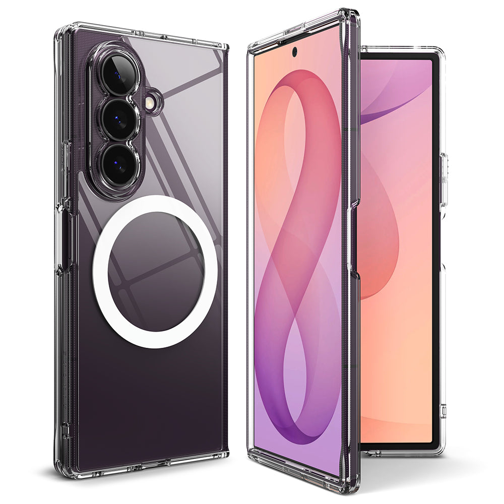 Funda MagSafe para Samsung Galaxy Z Fold8 Ultra F976, Ringke, Fusion, Transparente