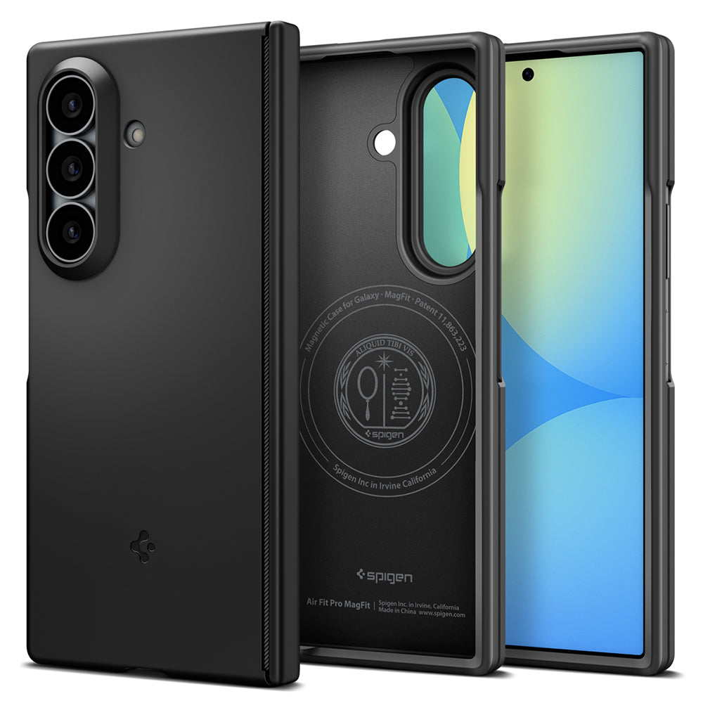 Funda MagSafe para Samsung Galaxy Z Fold8 Ultra F976, Spigen, Air Fit Pro, Negra ACS11492