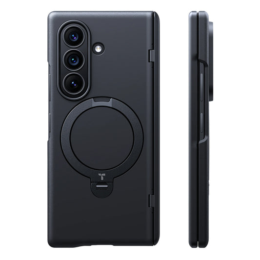 MagSafe Case for Samsung Galaxy Z Fold8 Ultra F976, Torras, Ostand Q3 Spin, Black