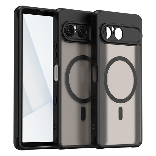 Funda MagSafe para Sony Xperia 10 VIII, Techsuit, HaloFrost II, Negra