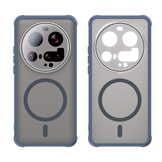 Funda MagSafe para Xiaomi 15 Ultra, Techsuit, HaloFrost II, Azul Marino
