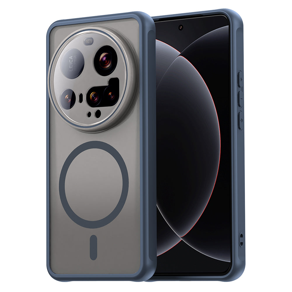 Funda MagSafe para Xiaomi 15 Ultra, Techsuit, HaloFrost II, Azul Marino