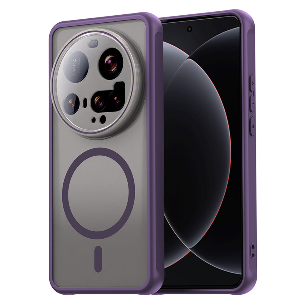 Funda MagSafe para Xiaomi 15 Ultra, Techsuit, HaloFrost II, Morado