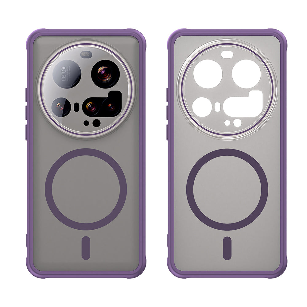 Funda MagSafe para Xiaomi 15 Ultra, Techsuit, HaloFrost II, Morado