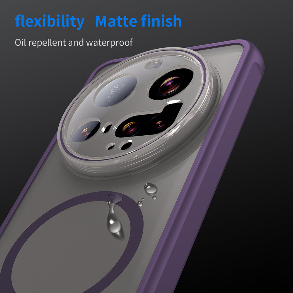 Funda MagSafe para Xiaomi 15 Ultra, Techsuit, HaloFrost II, Morado
