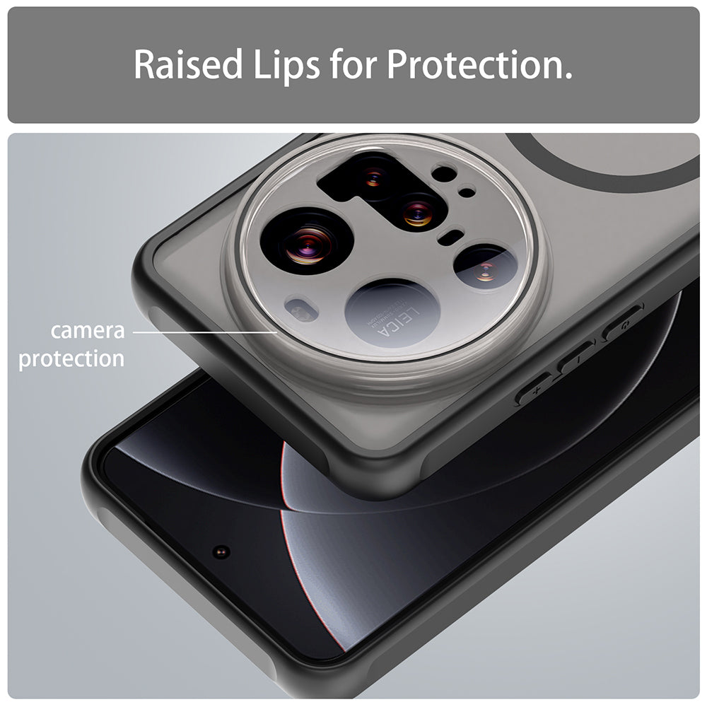 Funda MagSafe para Xiaomi 15 Ultra, Techsuit, HaloFrost II, Negra