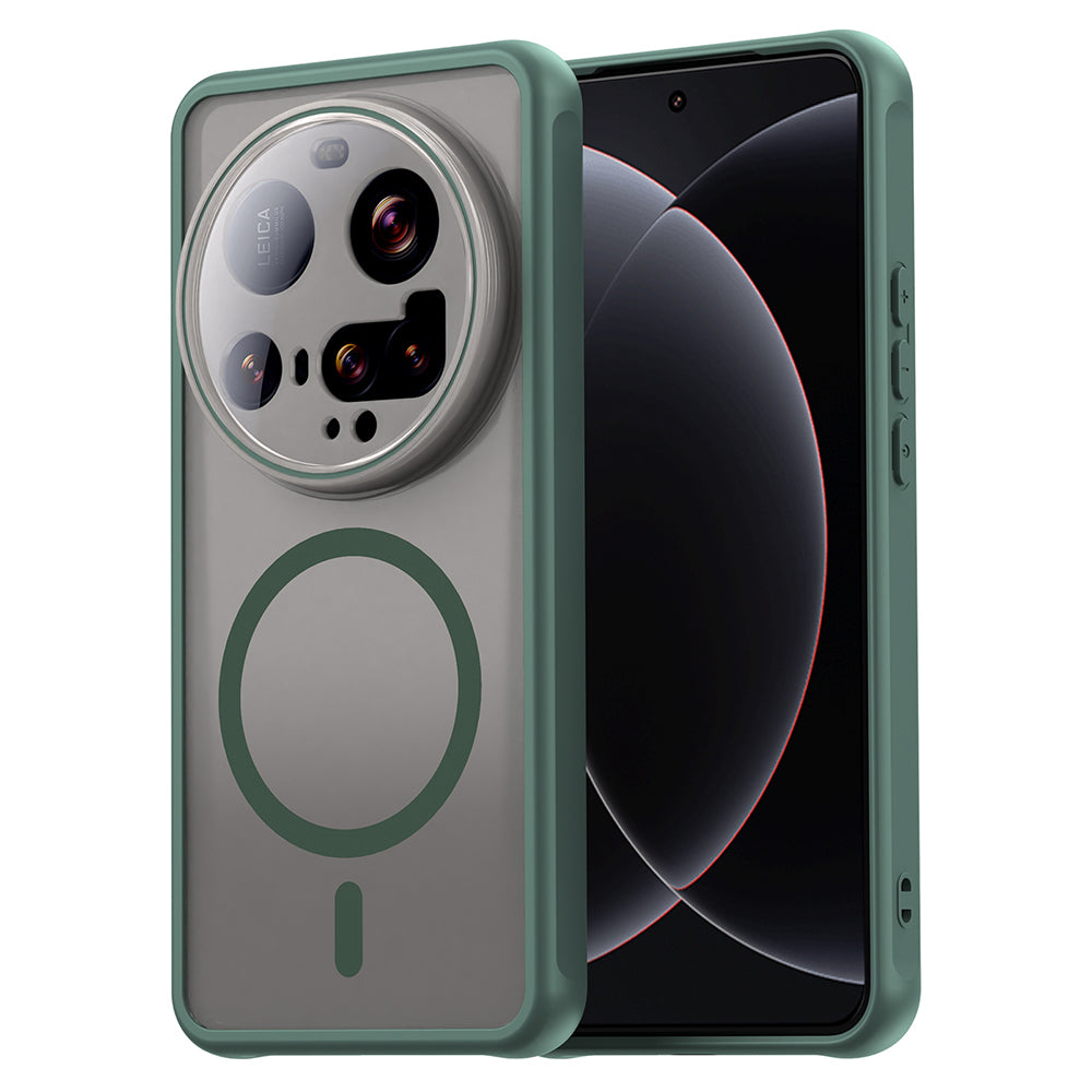 Funda MagSafe para Xiaomi 15 Ultra, Techsuit, HaloFrost II, Verde