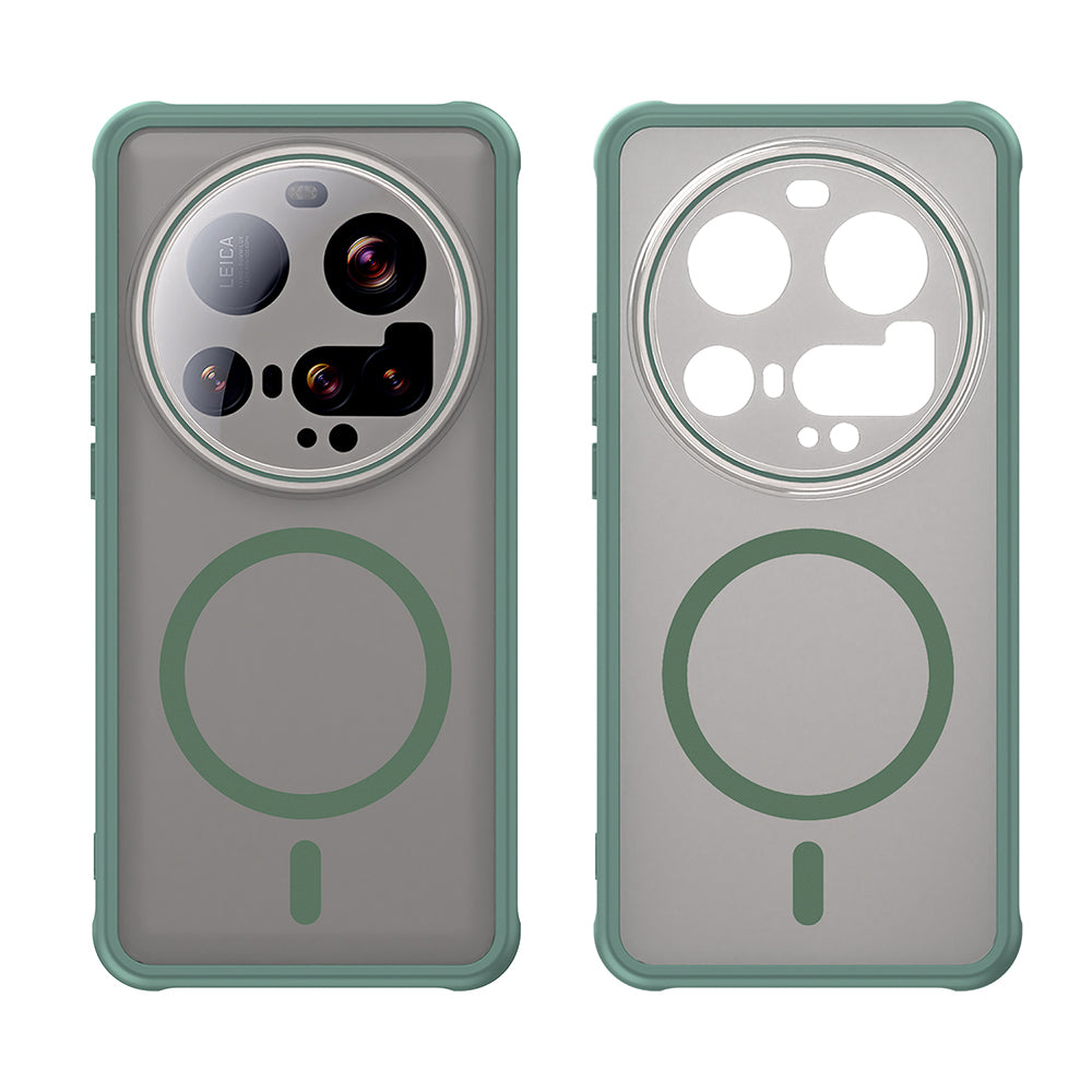 Funda MagSafe para Xiaomi 15 Ultra, Techsuit, HaloFrost II, Verde