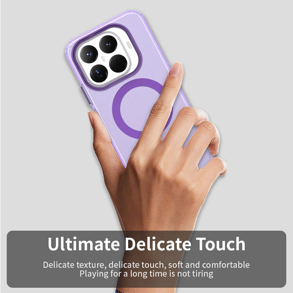 Funda MagSafe para Xiaomi 15T Pro, Techsuit, CandyCase, Morado