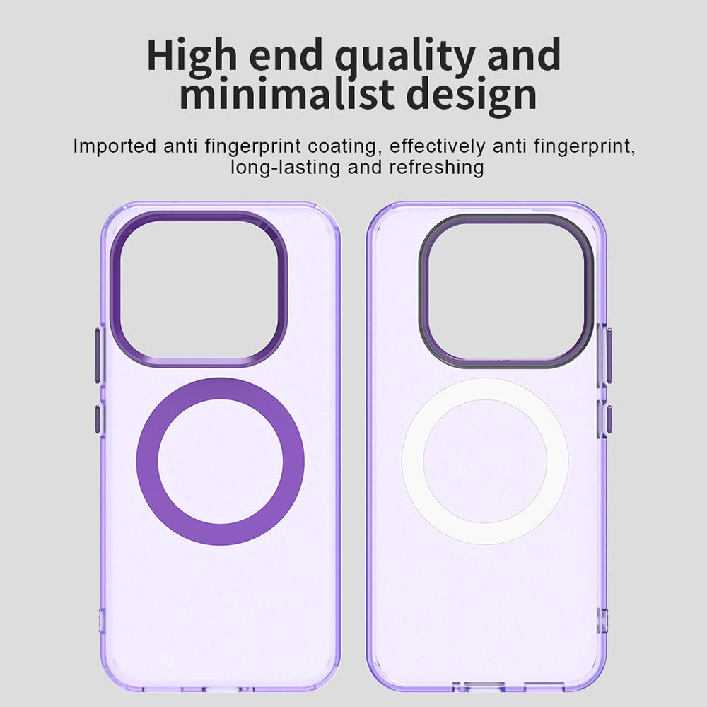 Funda MagSafe para Xiaomi 15T Pro, Techsuit, CandyCase, Morado
