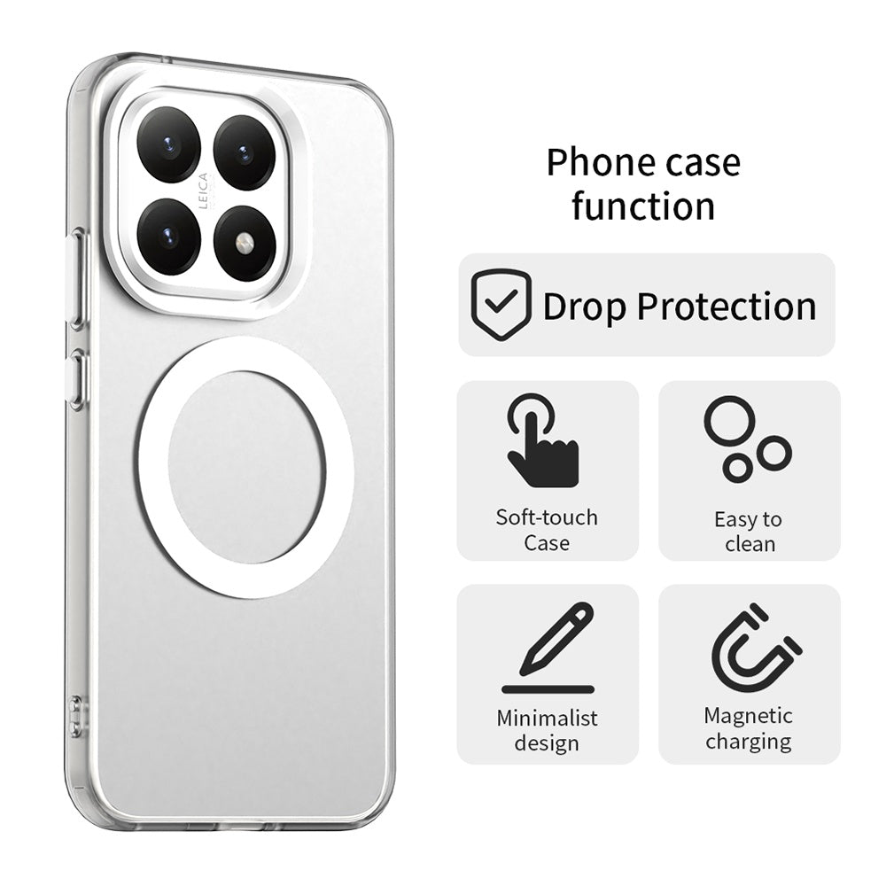 Funda MagSafe para Xiaomi 15T, Techsuit, CandyCase, Blanca