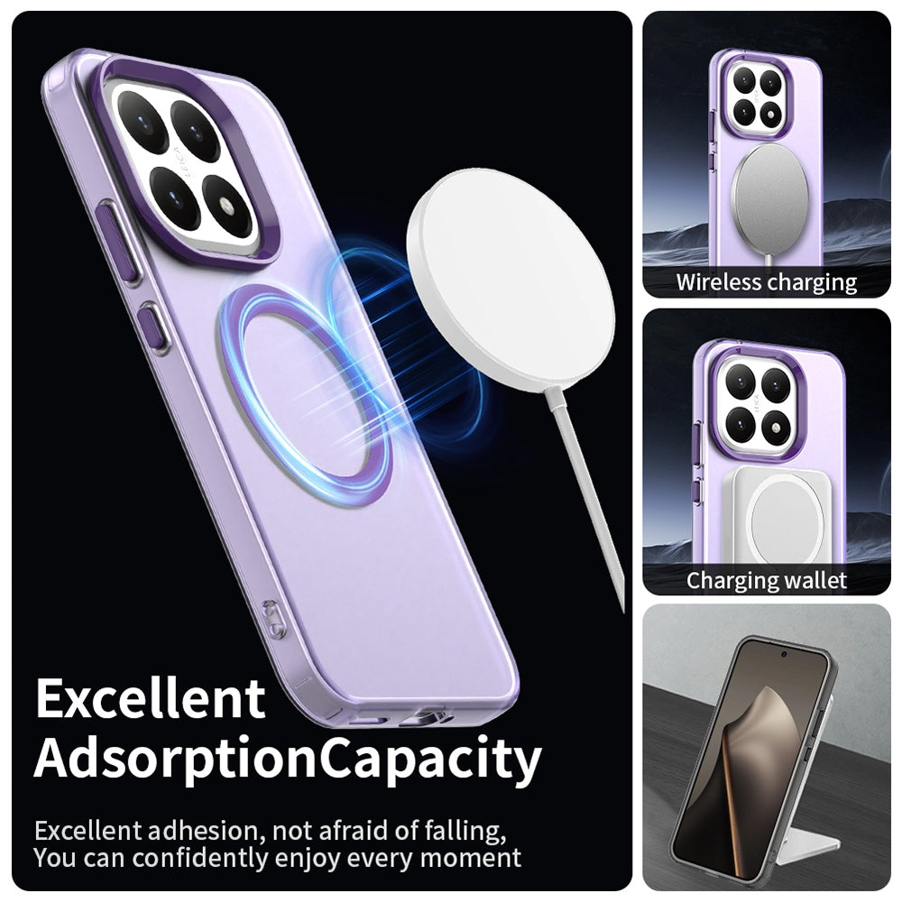 Funda MagSafe para Xiaomi 15T, Techsuit, CandyCase, Morado