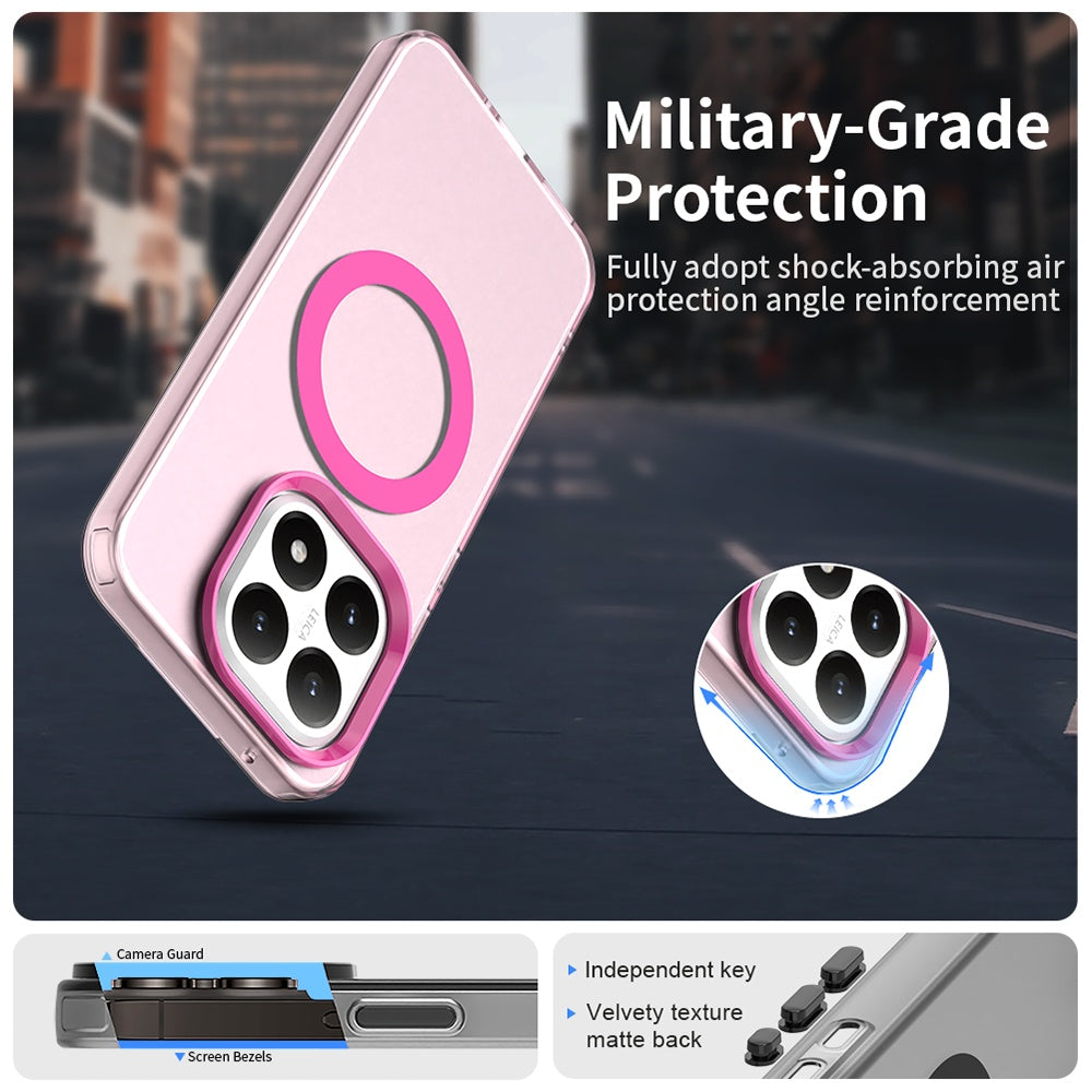 Funda MagSafe para Xiaomi 15T, Techsuit, CandyCase, Rosa