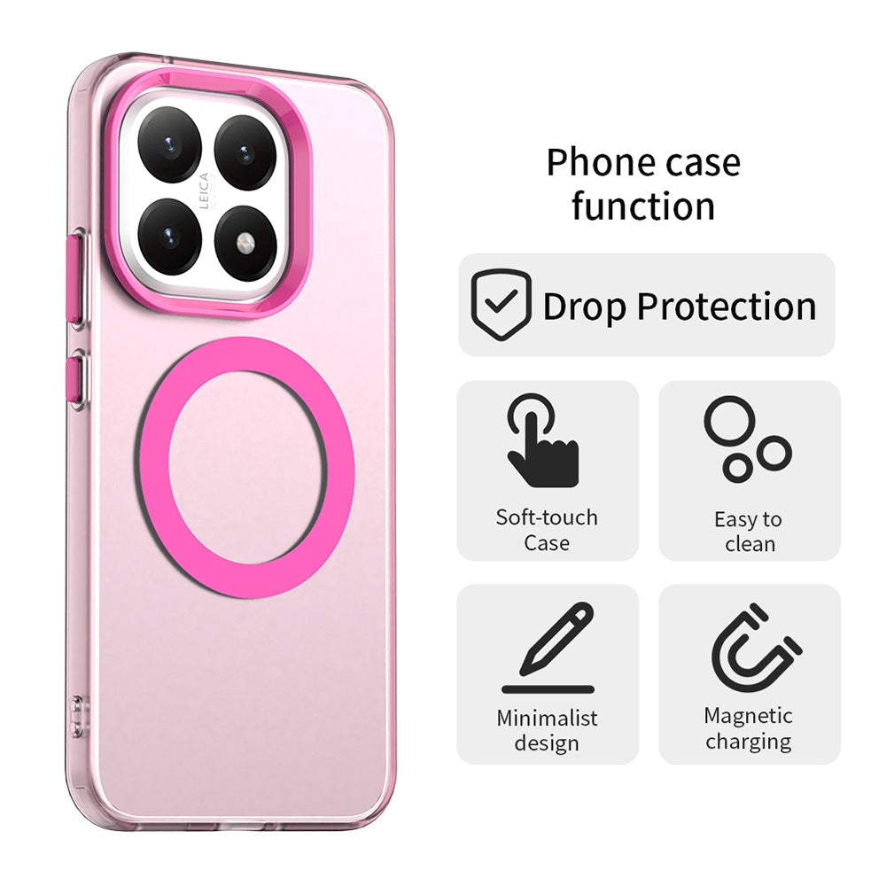 Funda MagSafe para Xiaomi 15T, Techsuit, CandyCase, Rosa