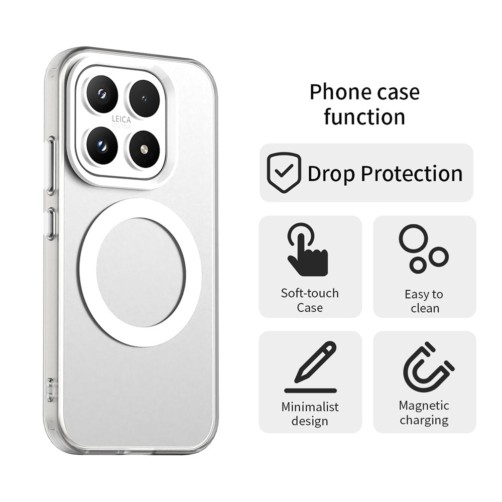 Funda MagSafe para Xiaomi 17, Techsuit, CandyCase, Blanca