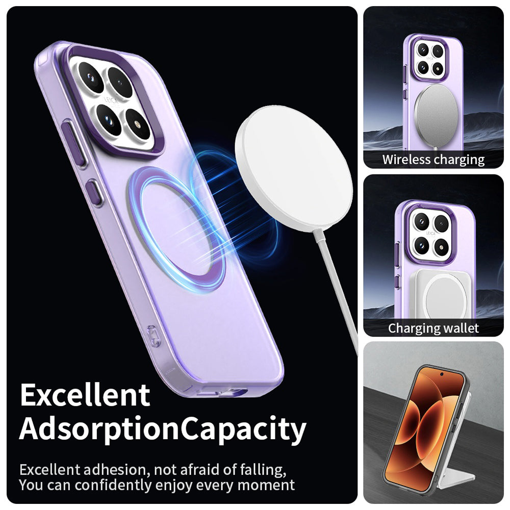 Funda MagSafe para Xiaomi 17, Techsuit, CandyCase, Morado