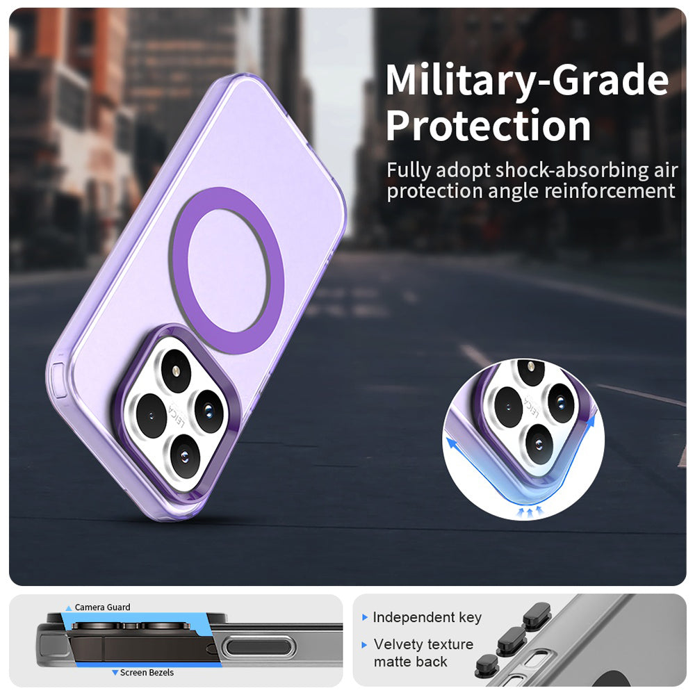 Funda MagSafe para Xiaomi 17, Techsuit, CandyCase, Morado