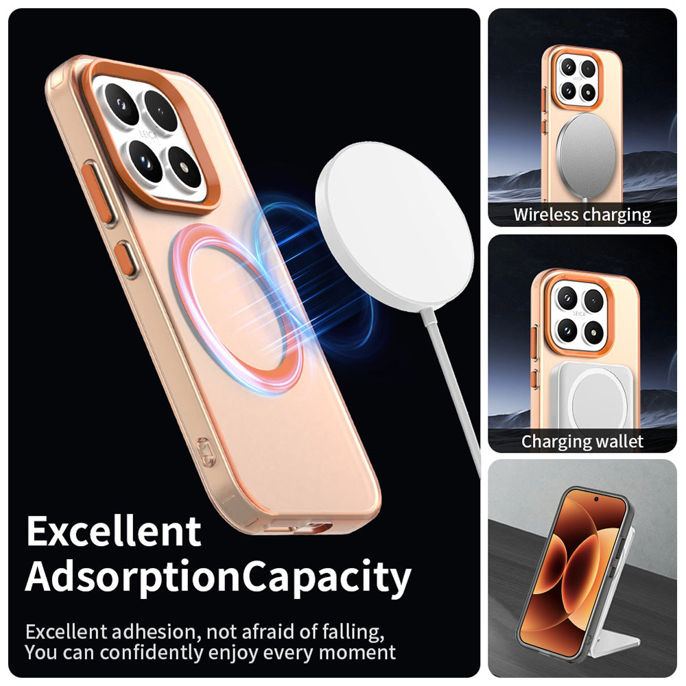 Funda MagSafe para Xiaomi 17, Techsuit, CandyCase, Naranja
