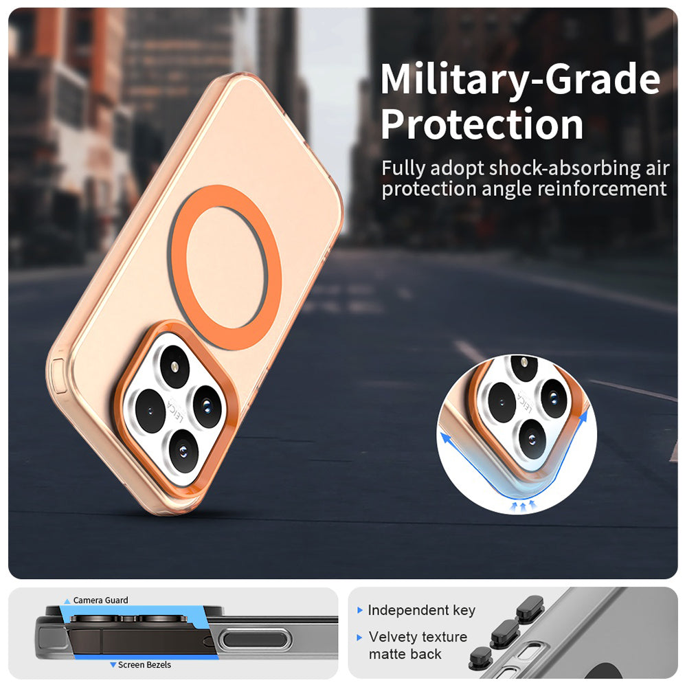 Funda MagSafe para Xiaomi 17, Techsuit, CandyCase, Naranja