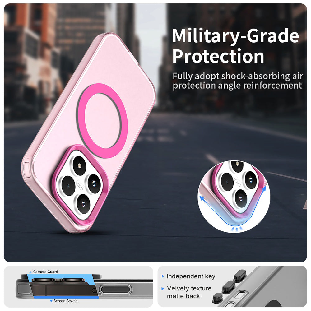 Funda MagSafe para Xiaomi 17, Techsuit, CandyCase, Rosa