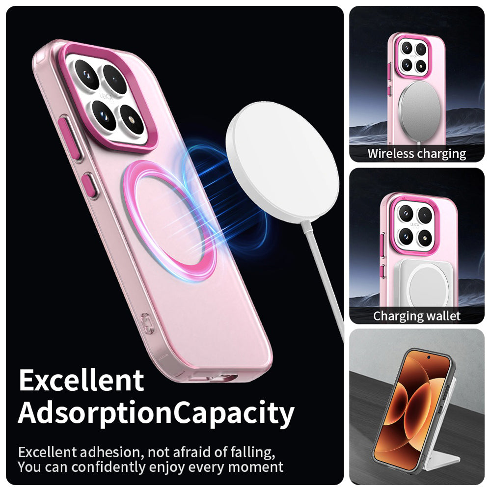 Funda MagSafe para Xiaomi 17, Techsuit, CandyCase, Rosa