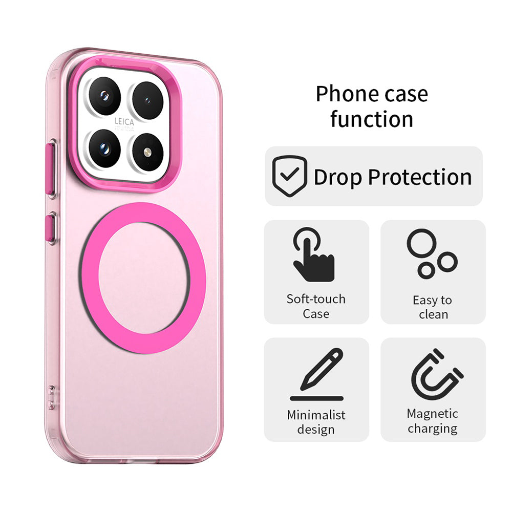 Funda MagSafe para Xiaomi 17, Techsuit, CandyCase, Rosa