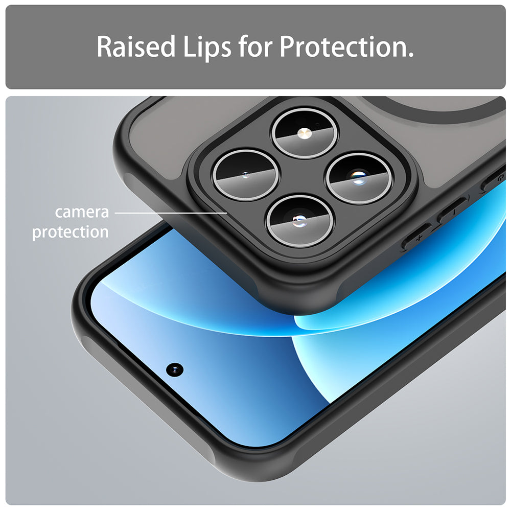 Funda MagSafe para Xiaomi 17, Techsuit, HaloFrost II, Verde Claro